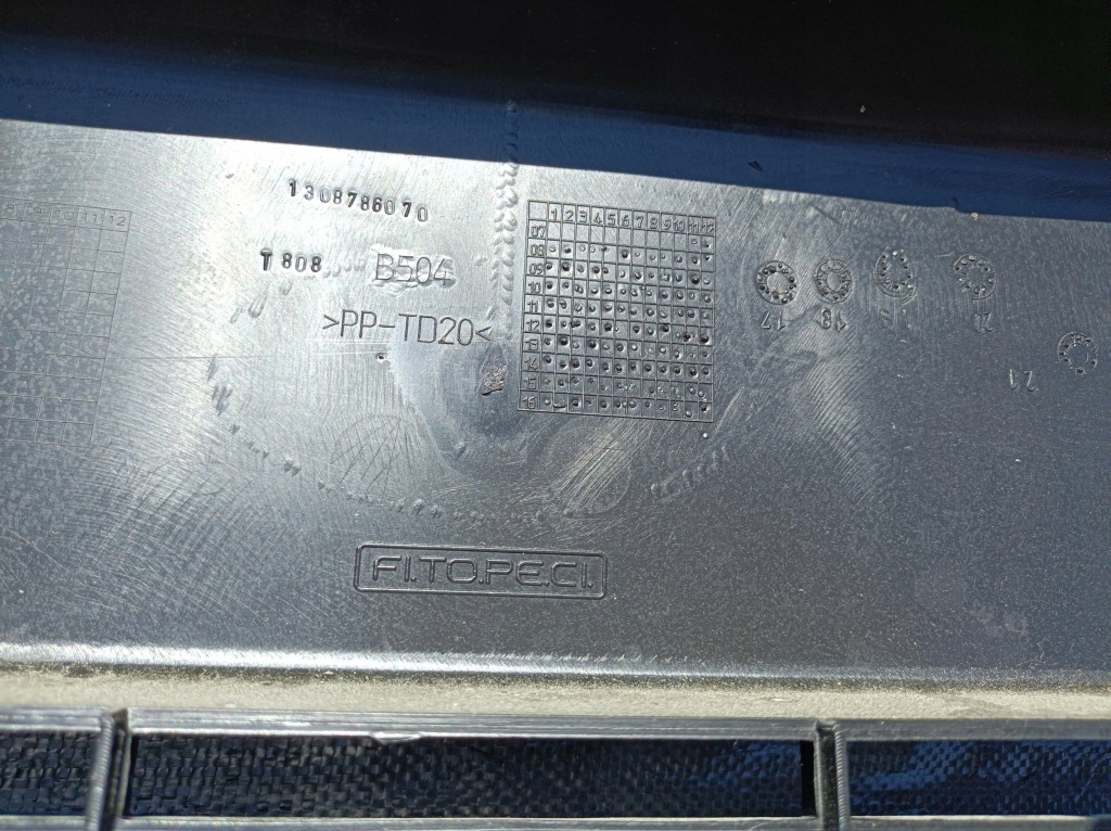 фото №16, Fiat qubo nemo bipper 07- бампер перед передній oryg