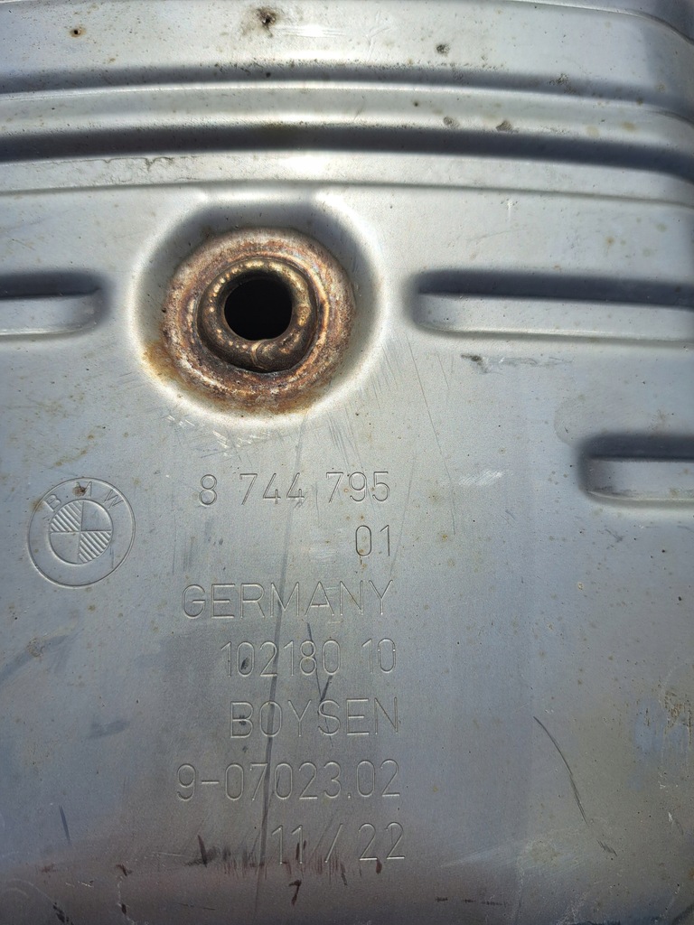 фото №12, Гаситель выхлоп bmw 8 g14 g15 g16 kpl оригинал 9797557 9454851