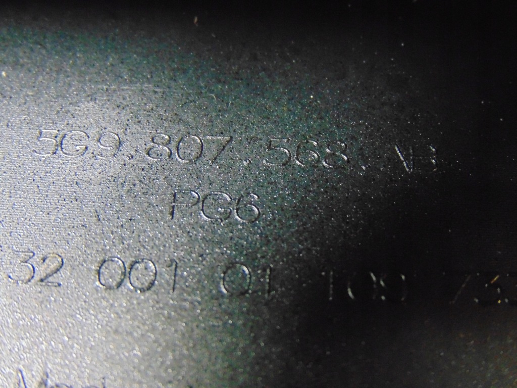 фото №16, Накладка бампера задняя диффузор vw golf vii r-line