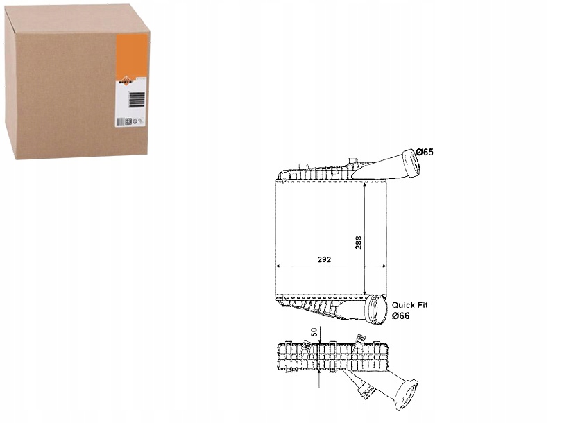 Купить Интеркулер vw touareg audi q7 nrf
