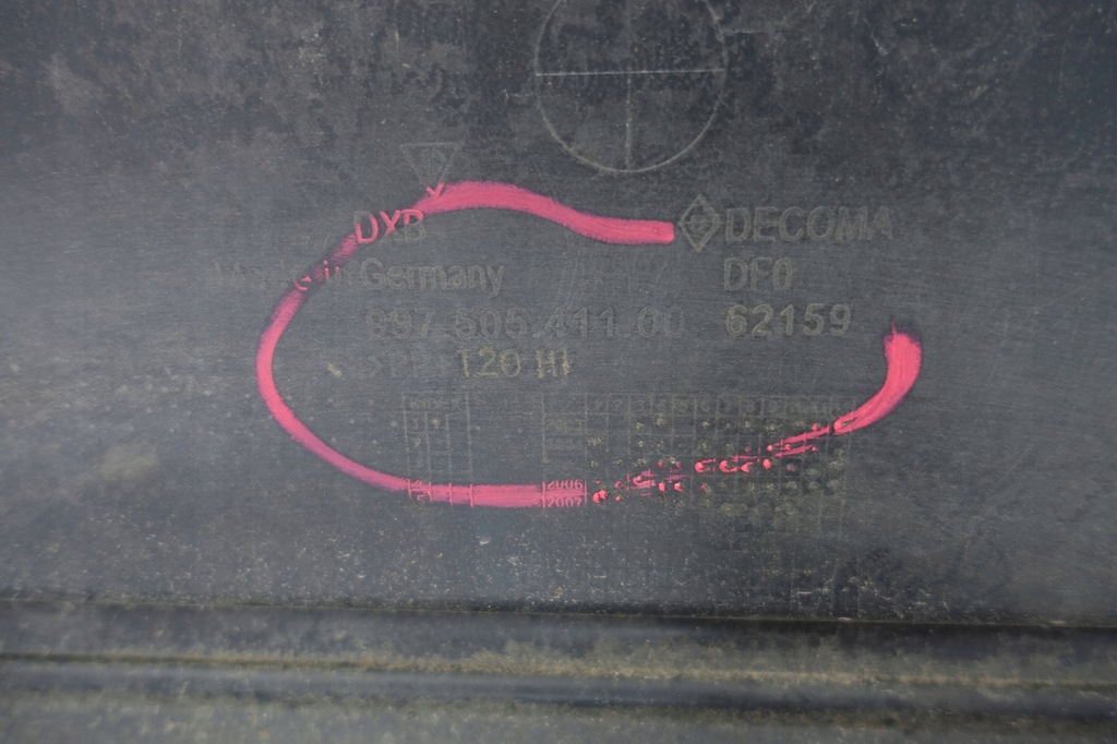 фото №11, Porsche 911 997 2004- бампер задняя задний 99750541100