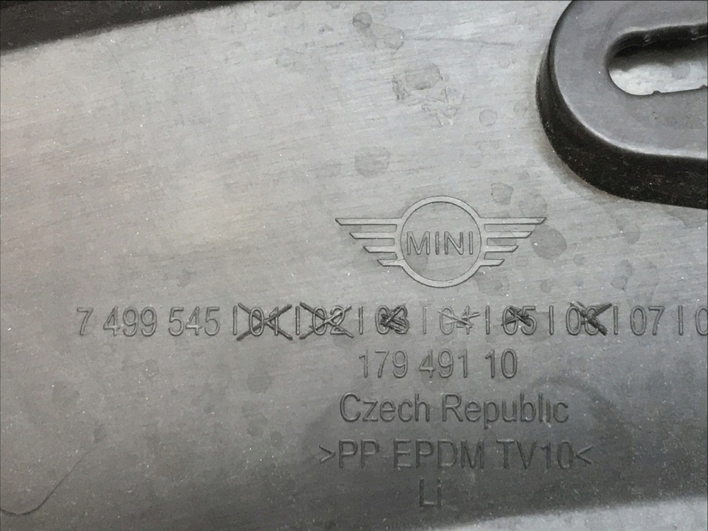 фото №12, Mini cooper f56 левая молдинг крыла задняя 7499545