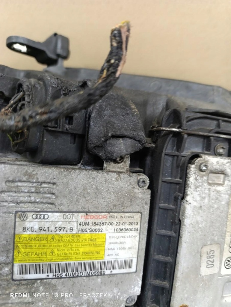 фото №10, Лампа ліва передня ксенон audi q5 sq5 90036428