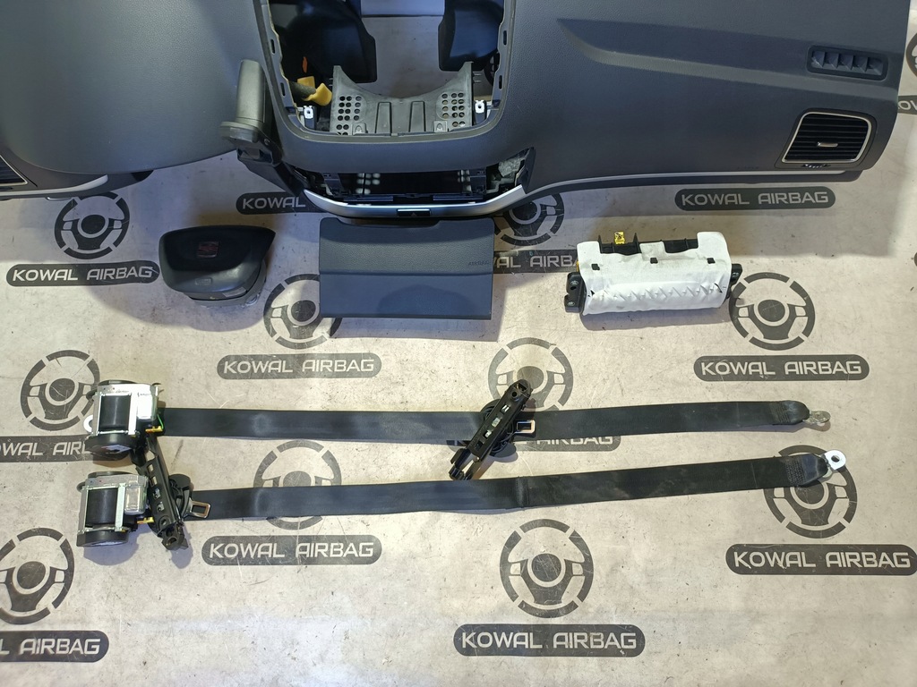 фото №6, Seat alhambra кронштейн na телефон панель приладів консоль подушка безпеки ремені оригінал демонтаж