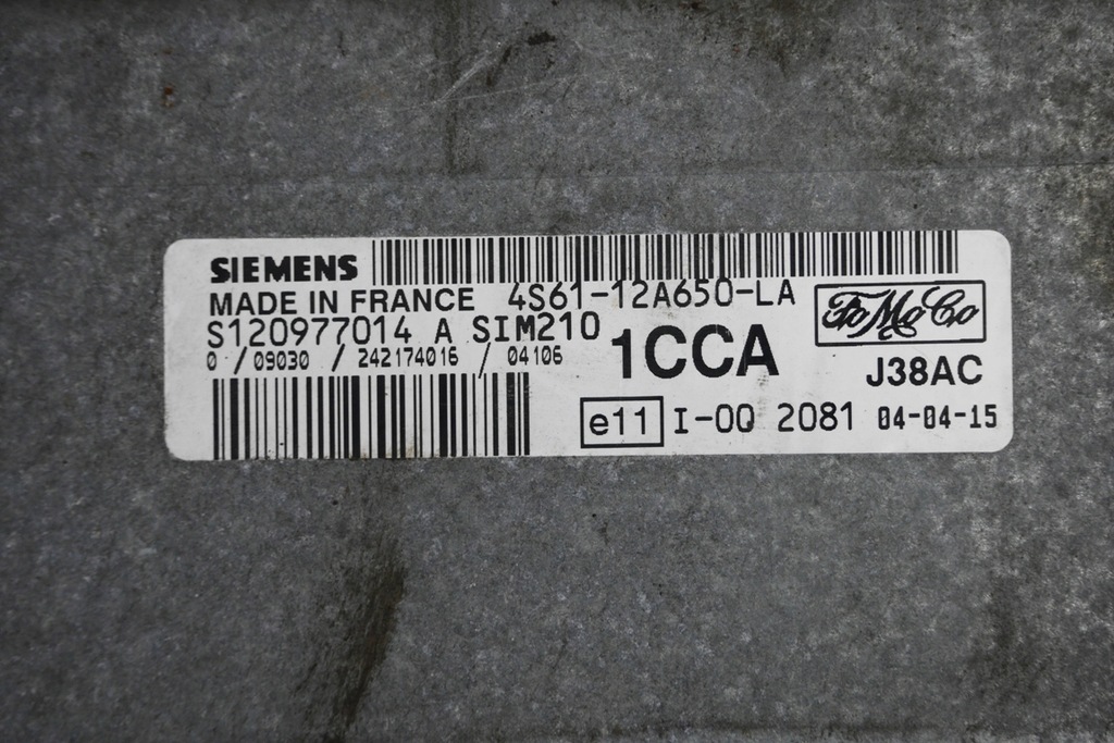 фото №8, Ford fusion 4s61-12a650-la ecu бортовой компьютер