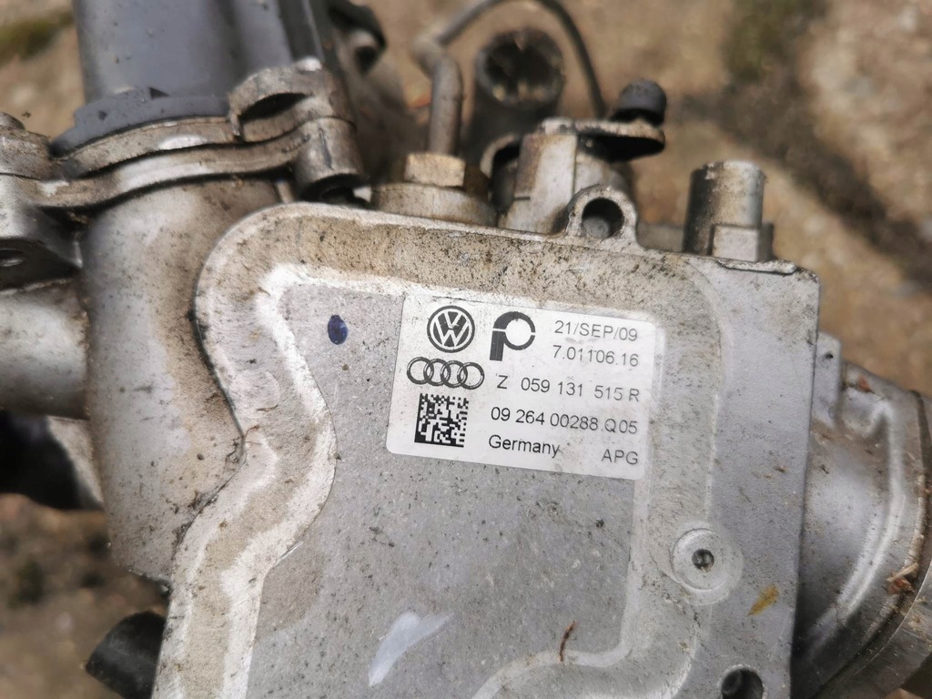 фото №8, Vw audi 3.0 tdi оригинальный номер радиатор выхлопных газов egr 059131515r