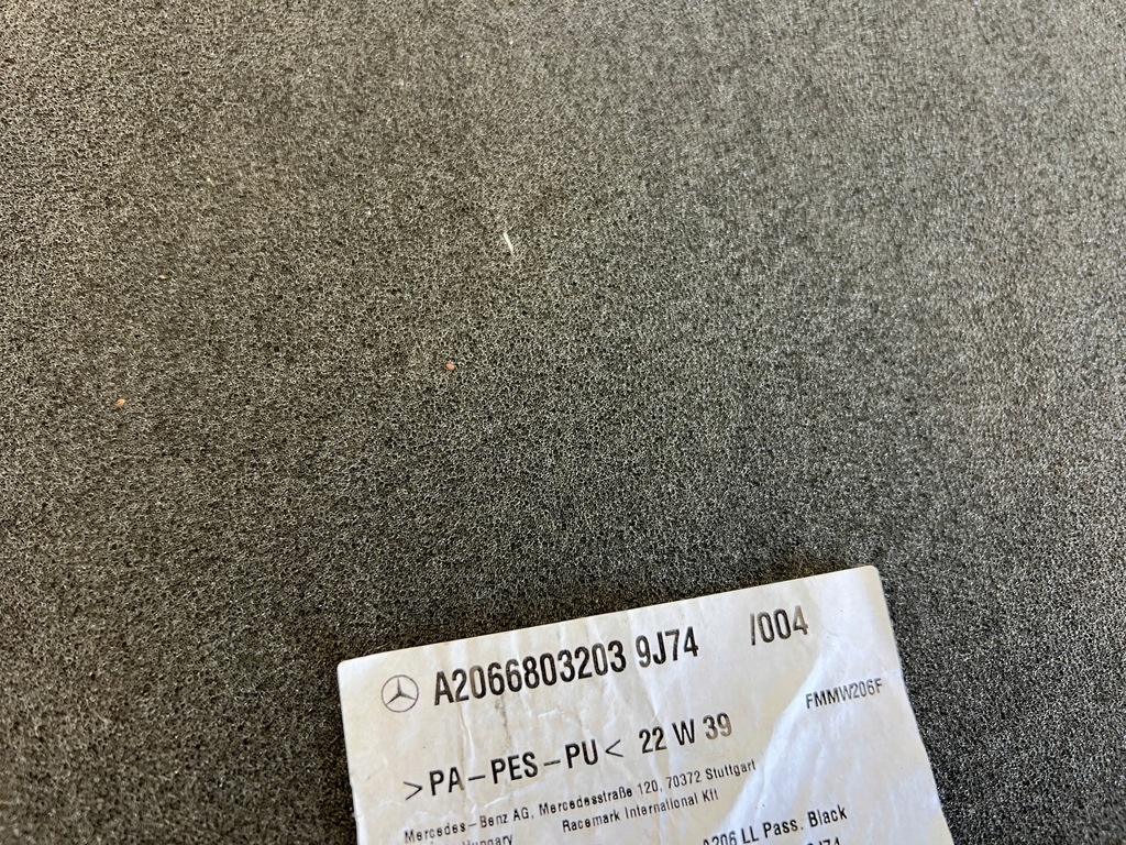 фото №5, Mercedes c-klasa w206 amg килимки комплект оригінал n 21-