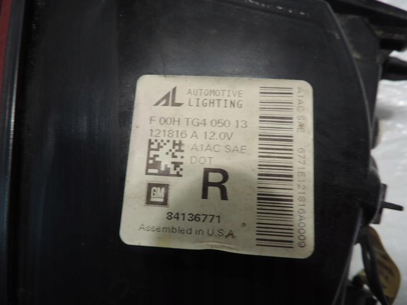 фото №7, Лампа задняя правая led chevrolet camaro 84136771