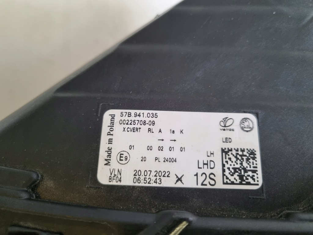 фото №16, Лампа левая перед передняя skoda karoq lift 21- full led