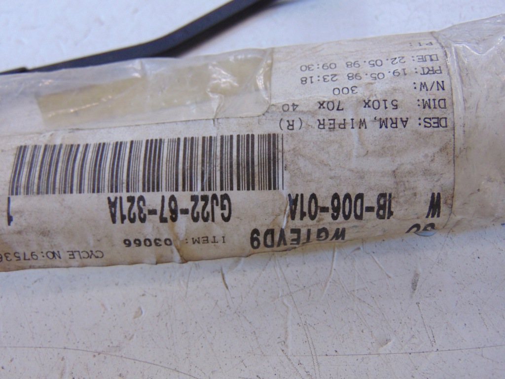 фото №9, Важіль двірники праве mazda mx-6 mx6 gj2267321a