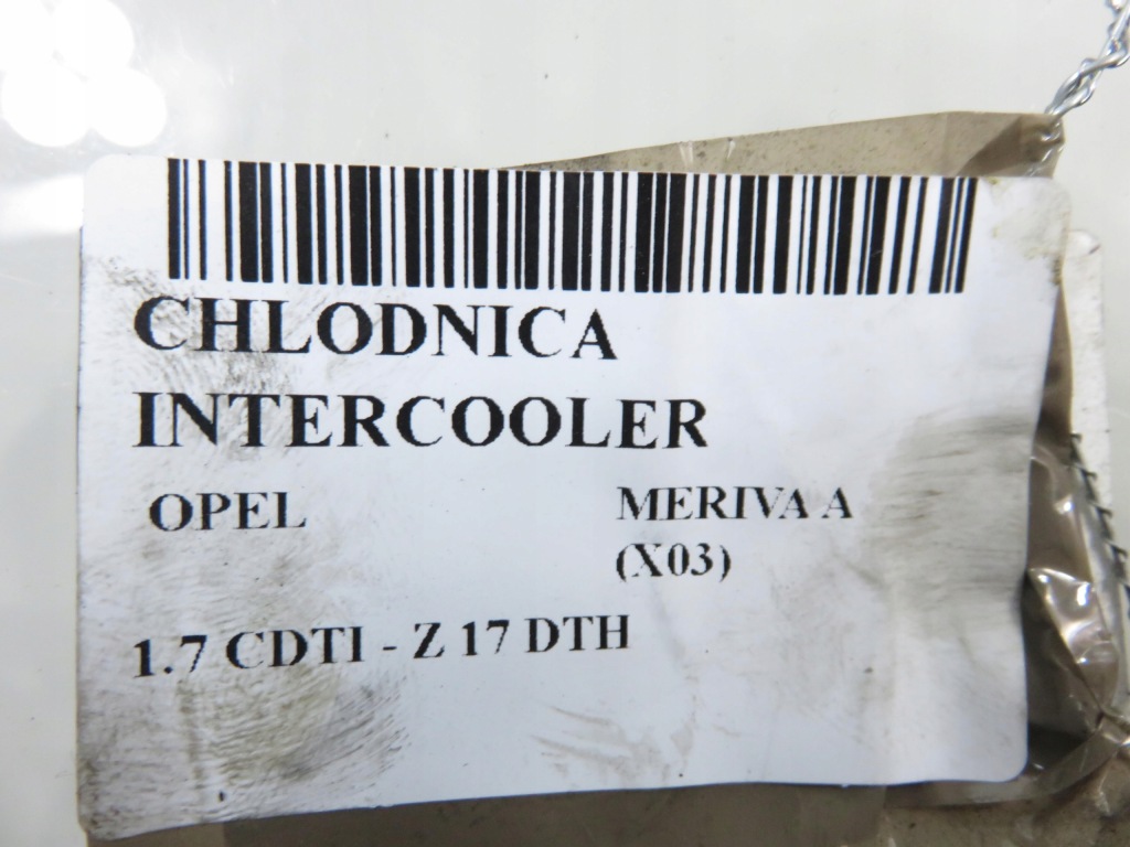 Інтеркулер opel meriva a 1.7 cdti wtp7749 Зі Шроту