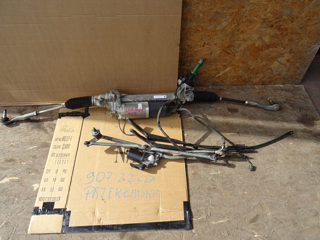 фото №9, Mercedes sprinter 907 910 переходник переделка консоль приборная панель рулевая рейка