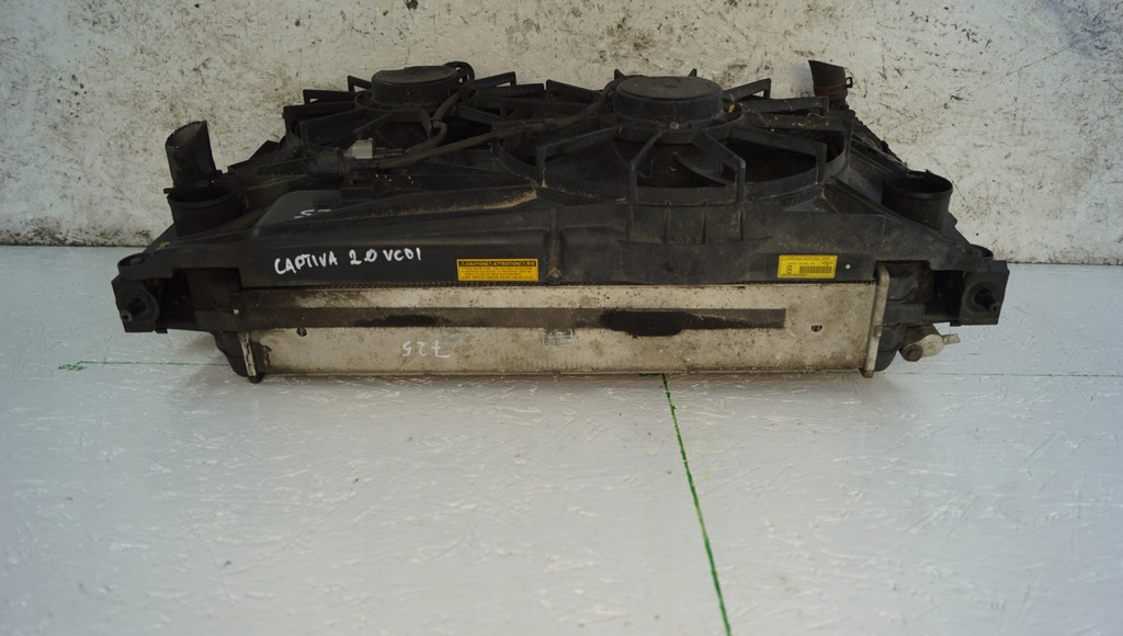 фото №8, Captiva 2.0 vcdi радіатор вентилятор комплект