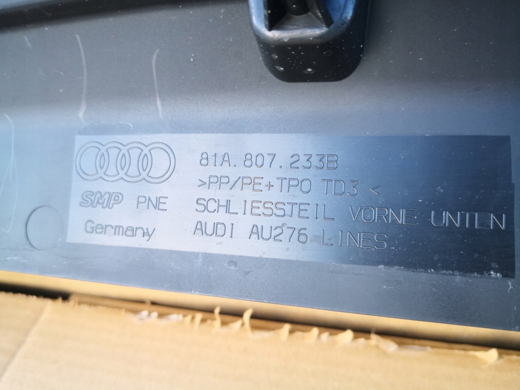 Audi q2 81a плита защита pod бампер перед передний Цена