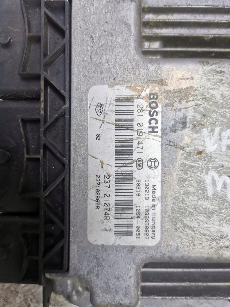 фото №7, Бортовий комп'ютер двигуна renault scenic iii 1.9 dci 08-16