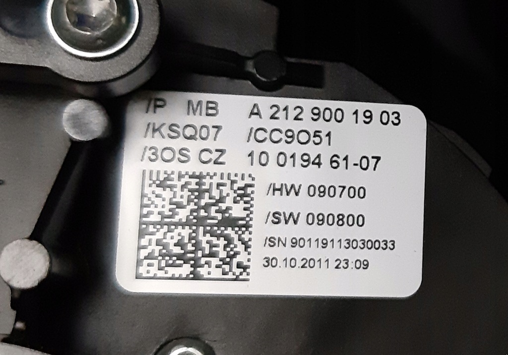 фото №12, E-klasa w212 w207 cls w218 w204 модуль pod кермо стрічка mrm