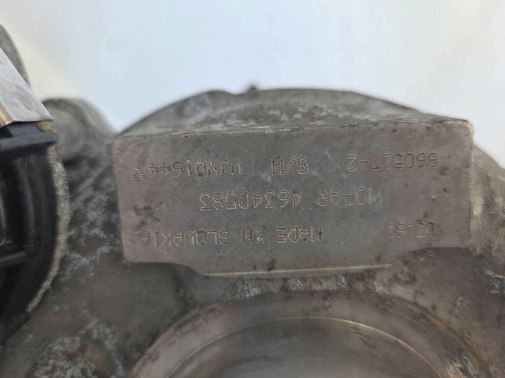 Jeep compass fiat 2.0 multi jest турбонагнетатель 860517-2 турбина Недорого