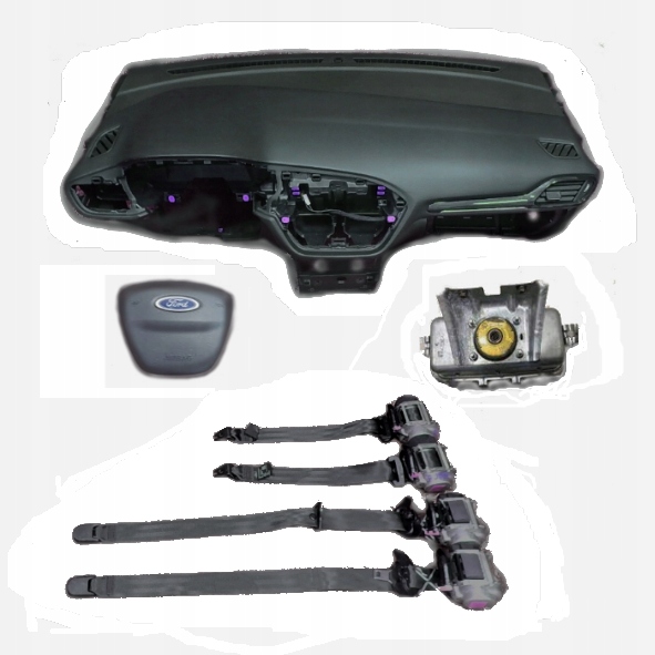 фото №1, Ford puma панель приладів подушка безпеки ремені