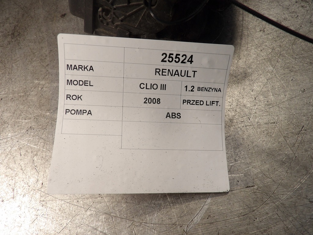 фото №10, Renault clio iii насос abs 265800559 192840