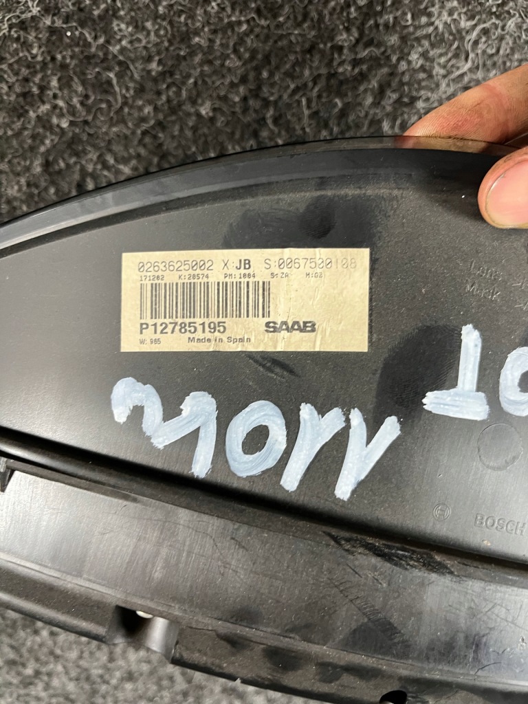 фото №6, Saab 9-3 93 2.0 t лічильник прилади 12785195 0263625002