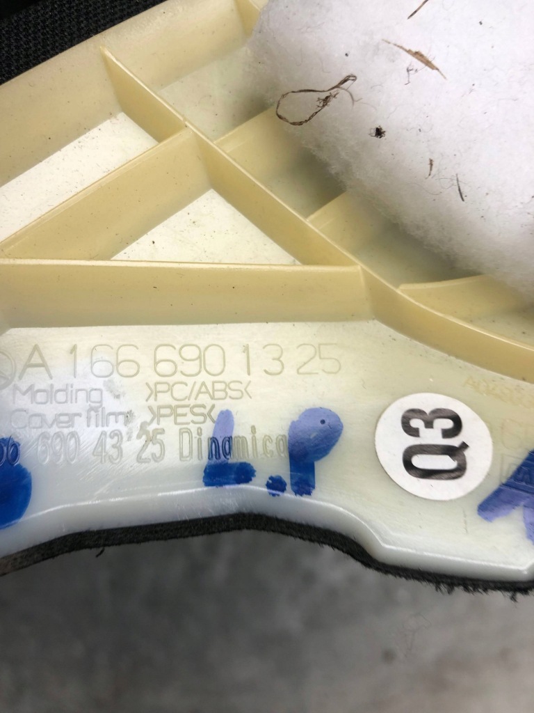 Захист стійка лівий перед mercedes w166 a1666901325 в Україні