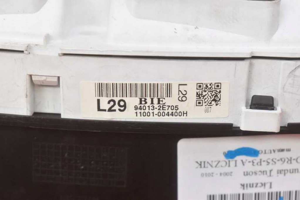 фото №5, Счетчик приборы eu 94013-2e705 hyundai tucson 1 i 2.0 16v 142 km 04-10