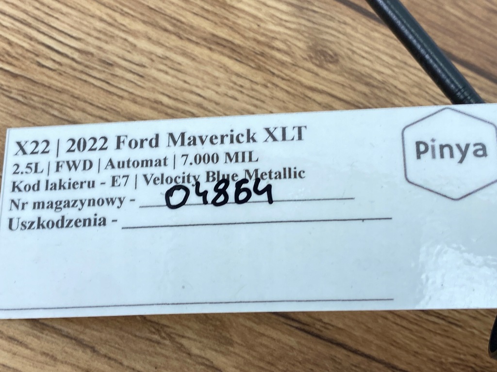 фото №7, Трос тяга капот ford maverick 2022+ usa