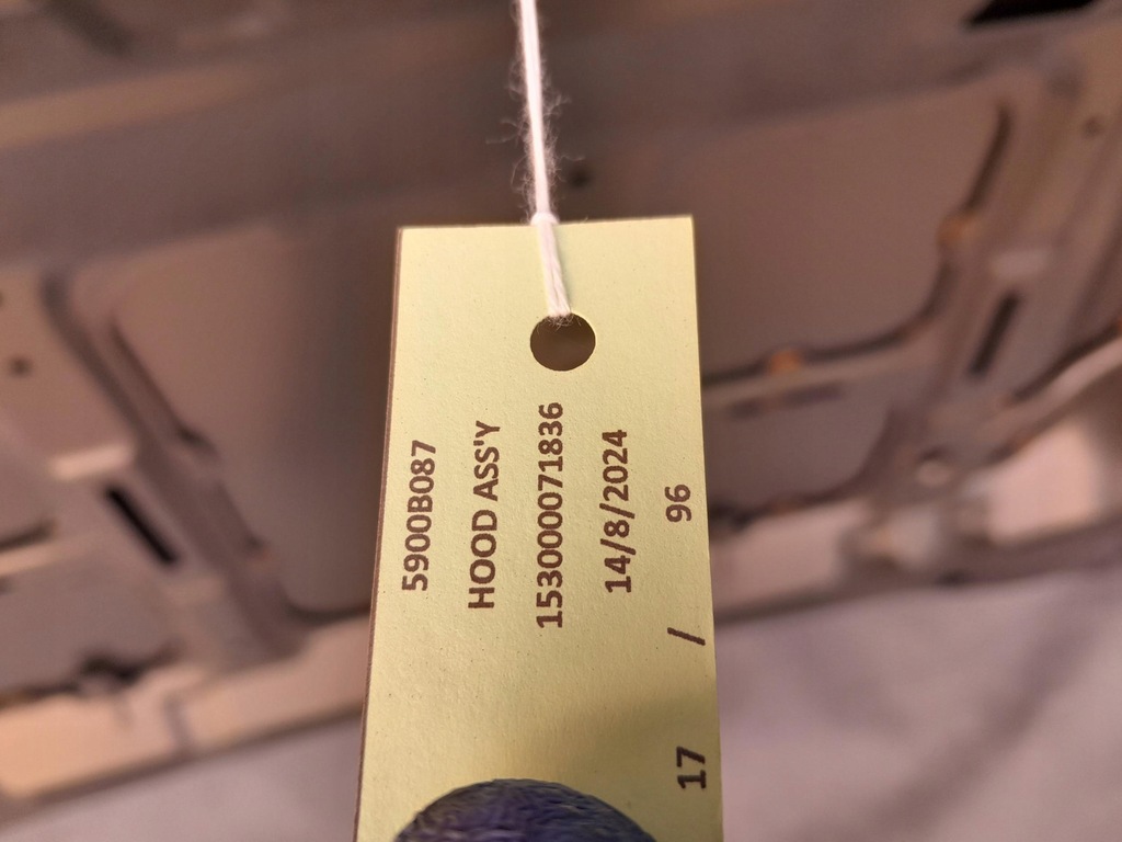 фото №8, Mitsubishi l200 v lift 19- капот перед передняя oryg