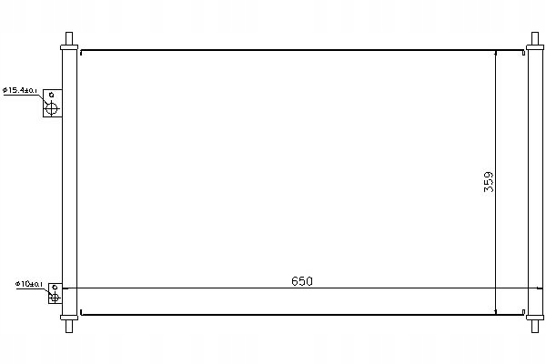 фото №1, Nissens 94771 конденсатор, кондиционер