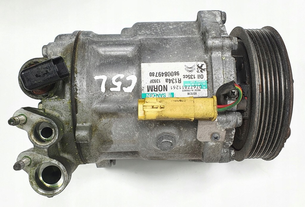 фото №1, Компресор кондиціонера citroen c5 x7 9800849780