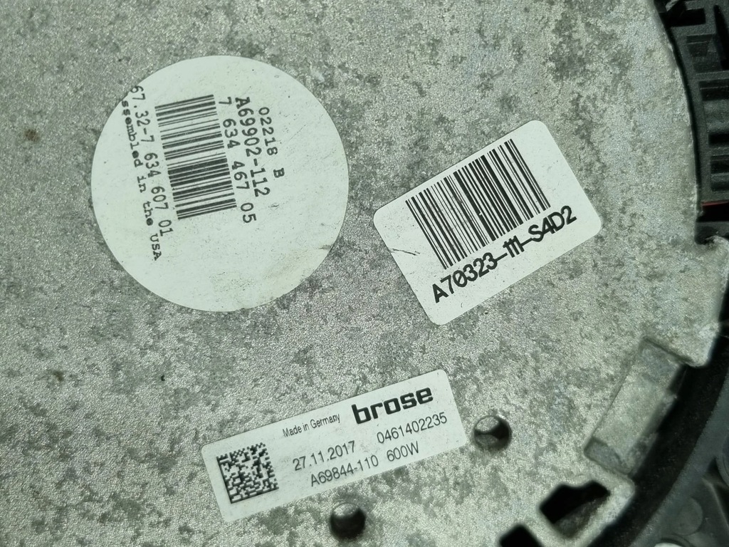 фото №5, Вентилятор корпус радіатора bmw x5 f15 x6 f16