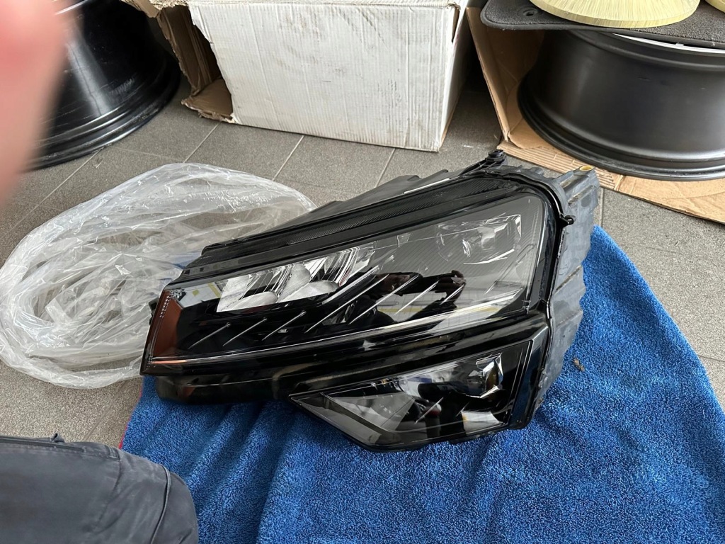 Skoda karoq 57b левая фара перед full led 57b941015f a871 Доставка