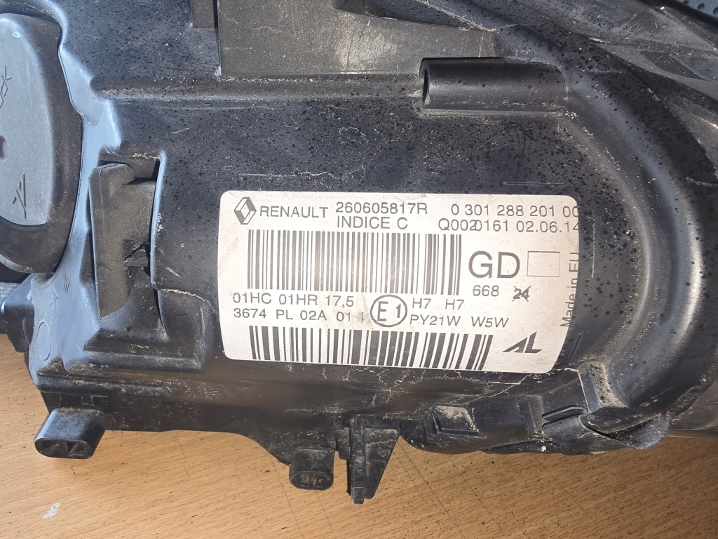 фото №5, Лампа ліва renault megane iii lift лінза 260605817 eu.