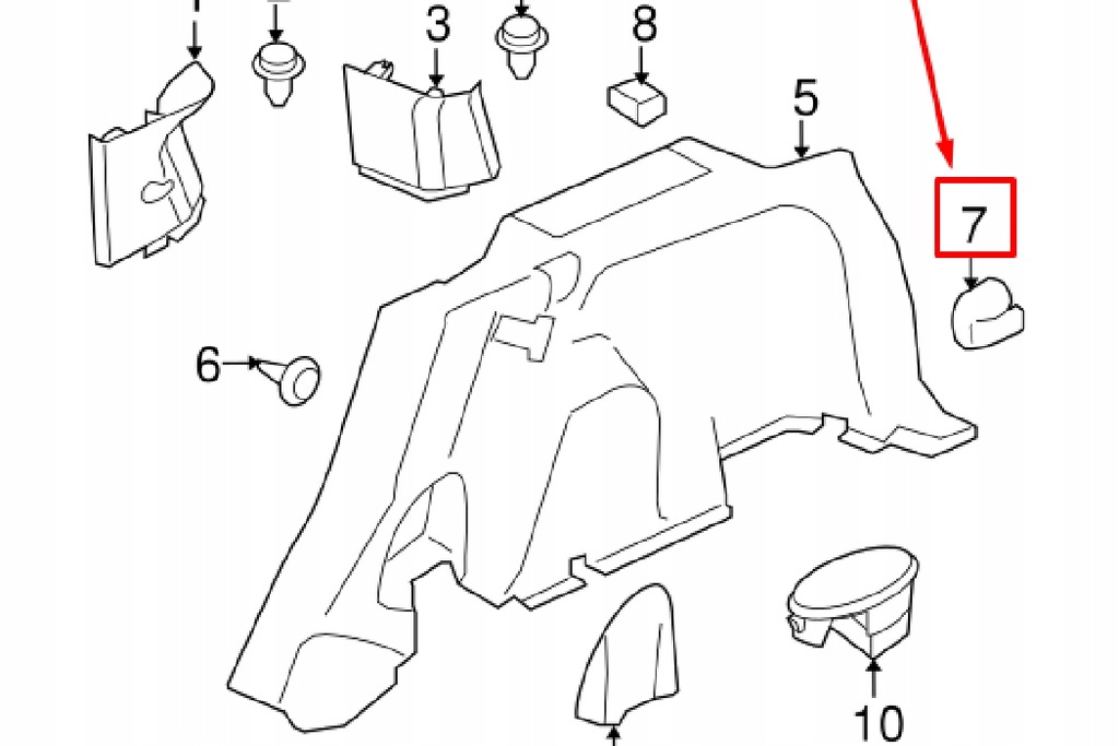 фото №7, Сетка крепёжная багаж land rover freelander l359 nowa оригинальная lr008969