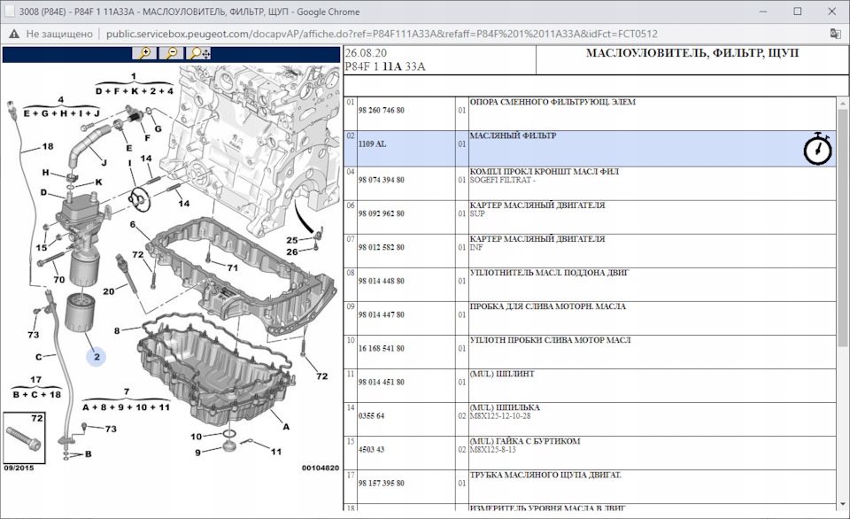 фото №8, Поддон масла peugeot 508 3008 5008 2.0 hdi blue toyota proace