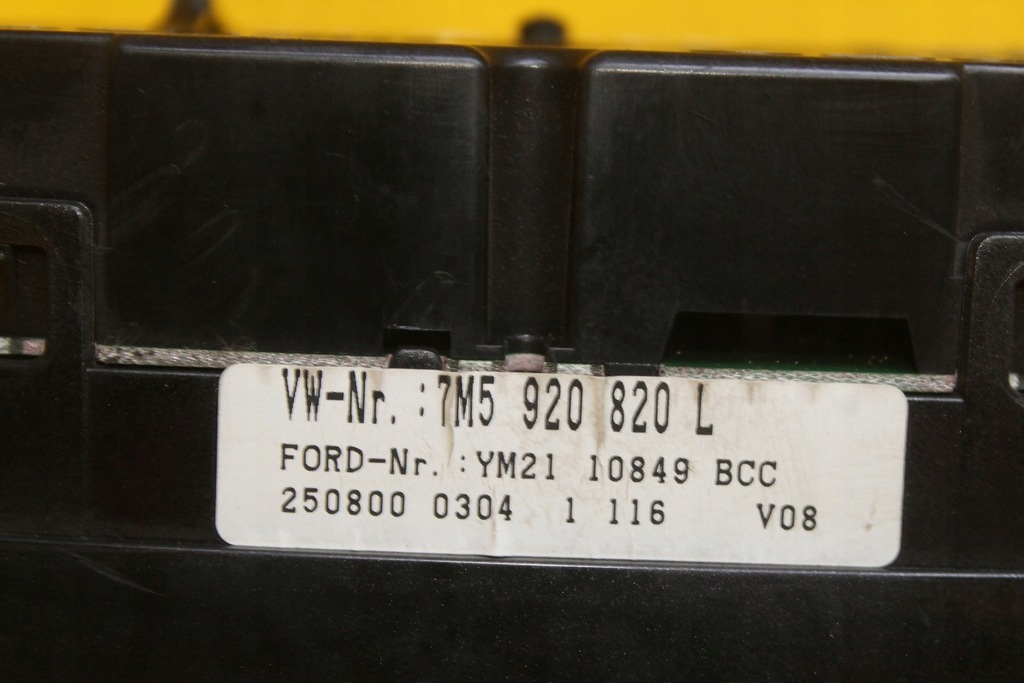 фото №11, Счетчик приборная панель ford galaxy 2.8 b 7m5920820l