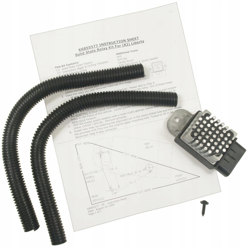фото №1, Резистор реле вентиляторов jeep liberty 2.4/3.7 2002-2003