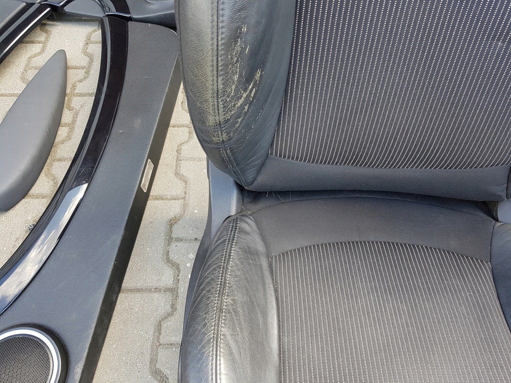 фото №4, Mini clubman 07-11r r55 сиденья заднее сиденье полукожа