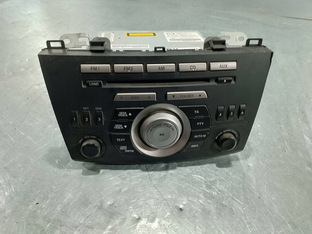 фото №1, Радио cd mazda 3 08-14
