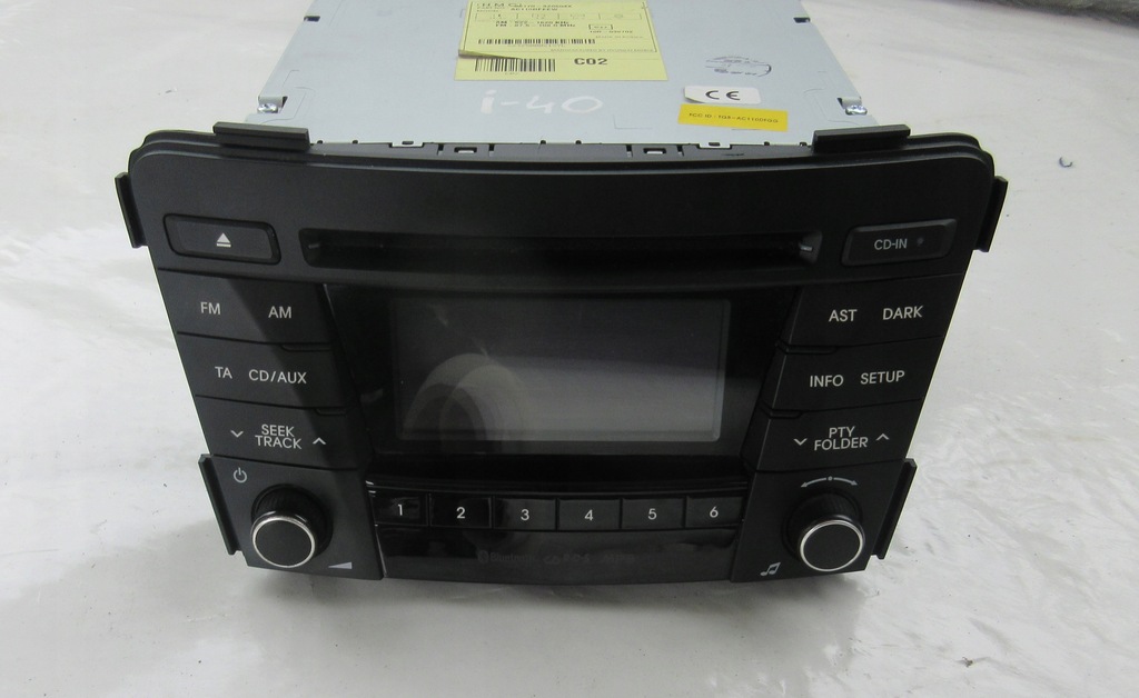 фото №1, Радио панель радиопроигрыватель cd hyundai i40 96170-3z0504x