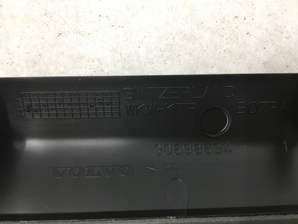 фото №7, Volvo xc90 молдинг крышки бампера задняя