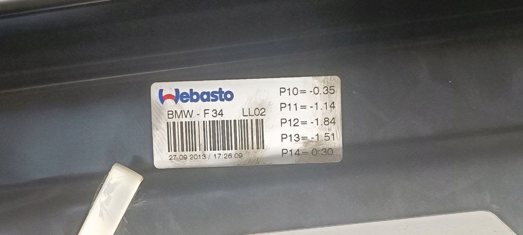 фото №5, Bmw 3 gt f34 2014 люк комплект