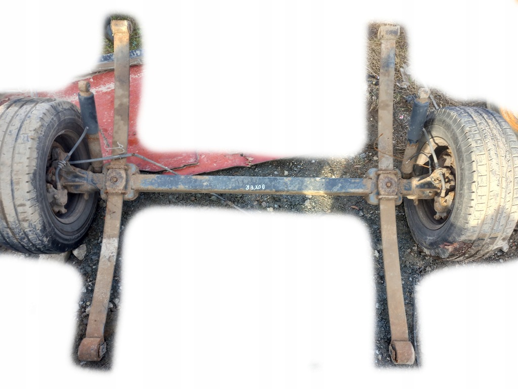 фото №1, Балка задняя oś подвеска комплектная peugeot boxer