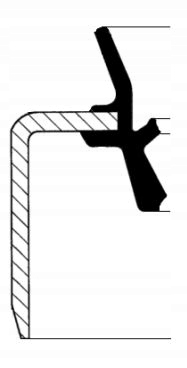 фото №2, Кольцо уплотнительный ступица задняя 07015468b