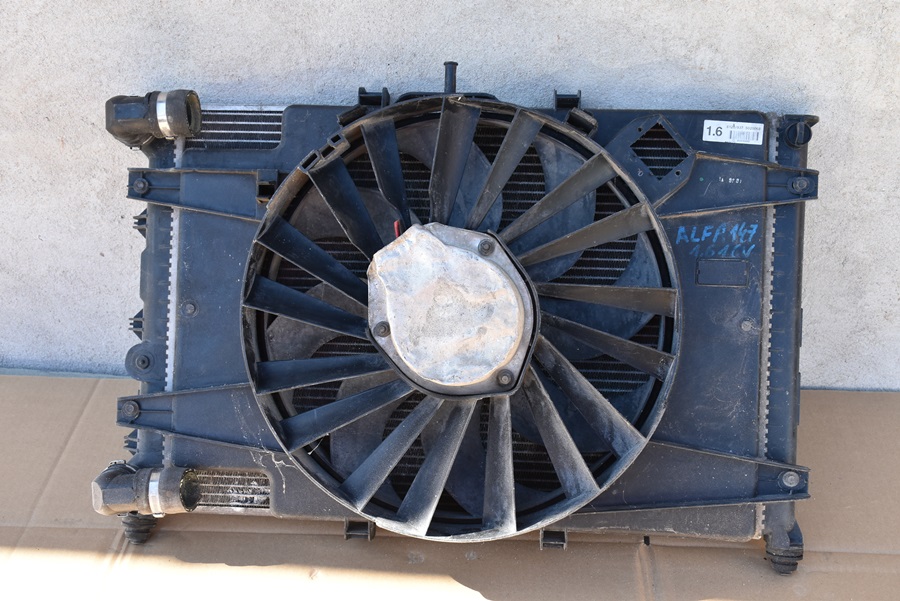 фото №14, Комплект радиатор alfa romeo 147 1.6 2.0 ts бензин