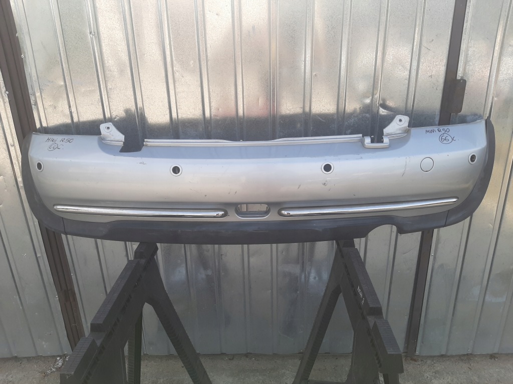 фото №1, Бампер задняя задний pod датчики pdc mini cooper r52 cabrio серебристый