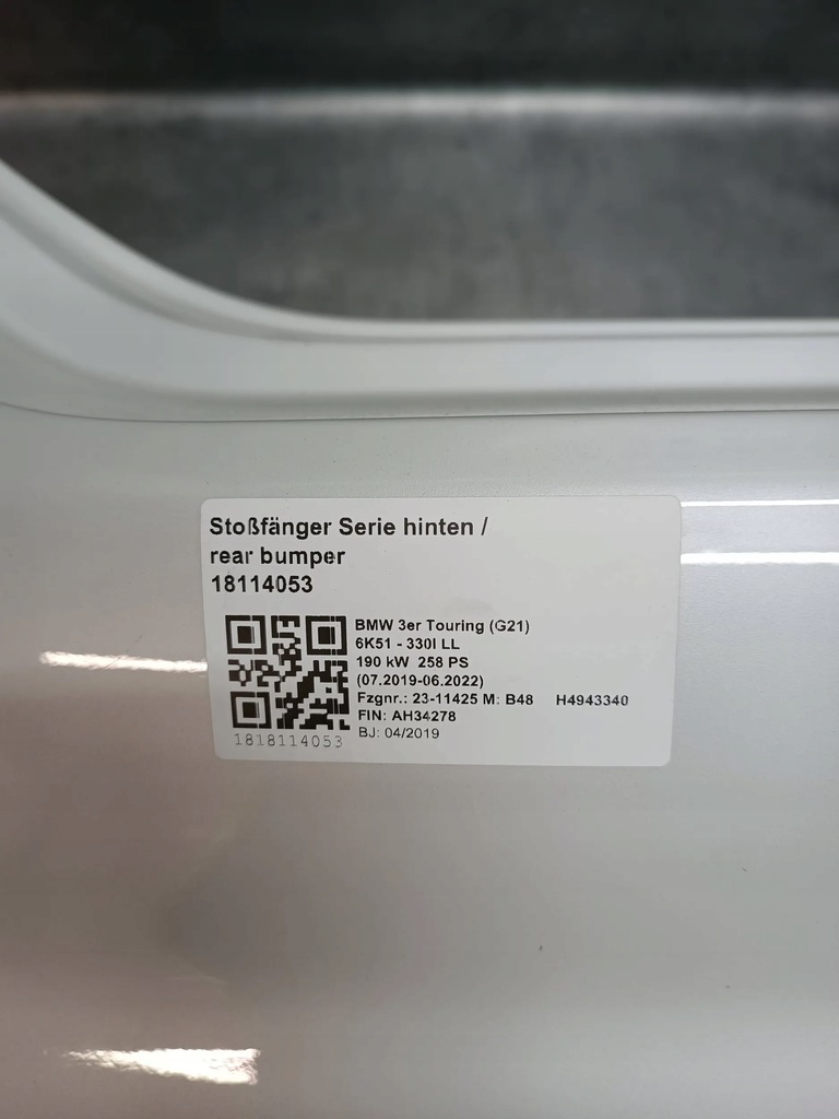 фото №6, Bmw 3 g21 бампер задняя kol.a96