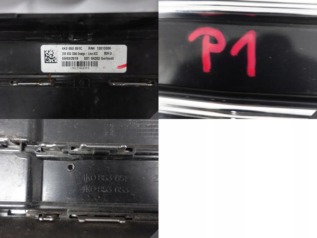 фото №12, Audi a6 c8 4k0 s-line 18- решітка радіатора решітка радіатора acc/pdc