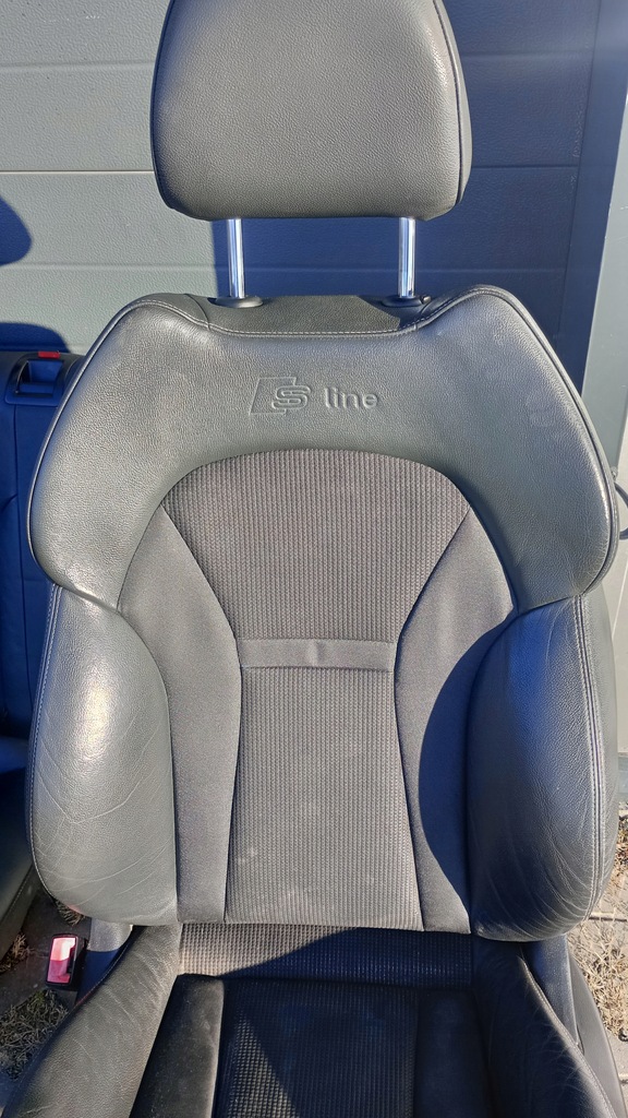 фото №6, Сиденья комплект audi a1 8x 3d s-line полукожа