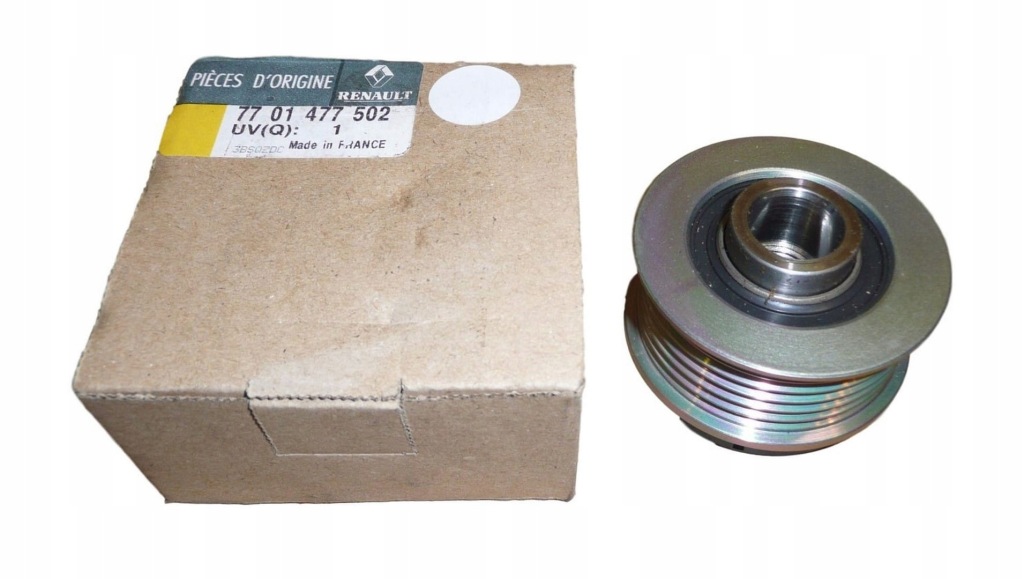 Купити Колесо генератора 7701477502 renault 61 mm оригінал